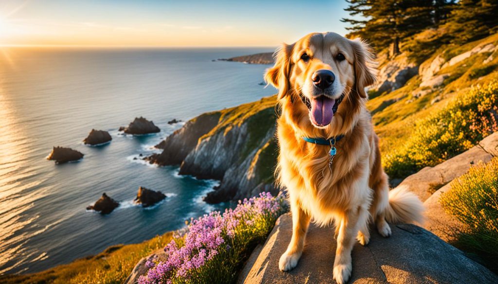 Golden Retriever in nature